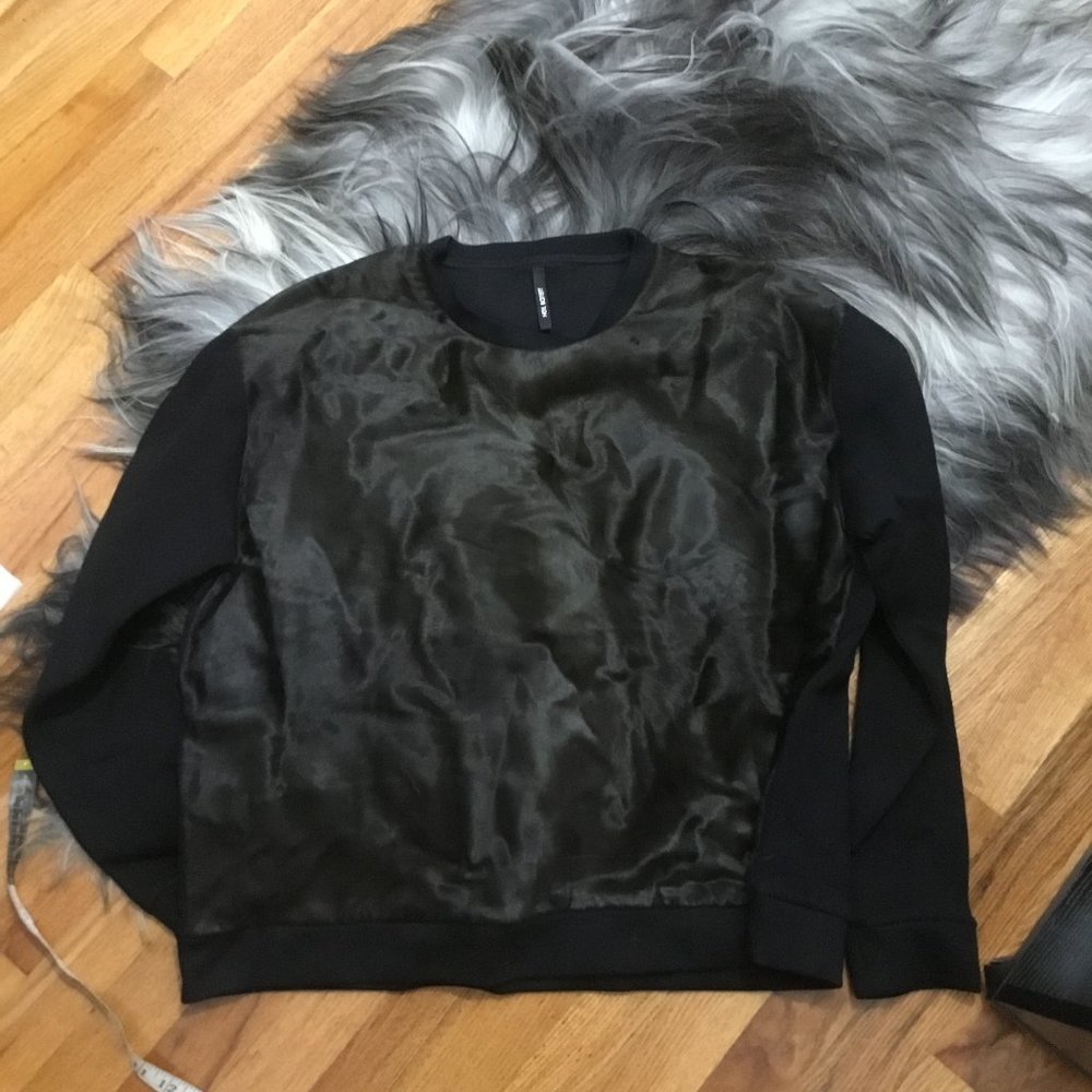 Neil Barrett calf hair sweater size XL New (roomy)  $1298.00